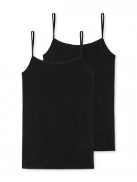 Schiesser-2pSpaghettitop-95-5-zwart