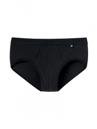 Schiesser-LongLifeCotton-MidiSlip-zwart