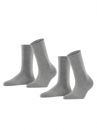 Esprit-2pSocks-BasicPure-grijs