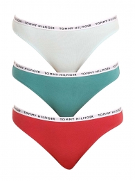 TommyHilfiger-3pDamesslip-StretchCotton-0XS