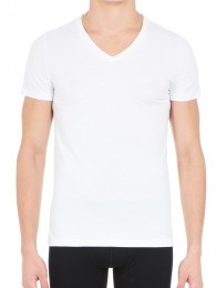 HOM-T-ShirtV-neck-SupremeCotton-wit
