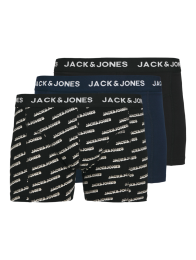 JackJonesBoxershortsJACBRIANTrunks3-packNavyBlazerBlack-S
