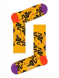 HappySocksSnakeSokkenGeel