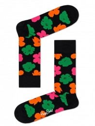 HappySocksxAndyWarholFlowerZwart