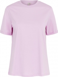 Pieces-MaatXS-PCRIASSFOLDUPSOLIDTEENOOSBCPastelLavenderVrouwen