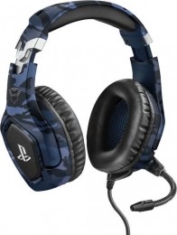 TrustGXT488-BForze-GamingHeadset-OfficialLicensed-GeschiktvoorPS4PS5CamoBlauw