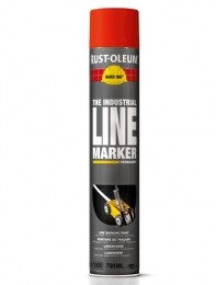 Rust-OleumHardHatLijnenverfSpuitbus-RAL3020Verkeersrood-075L