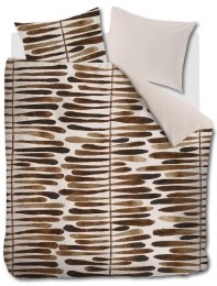 vtwonendekbedovertrekBotanicStripeTerra