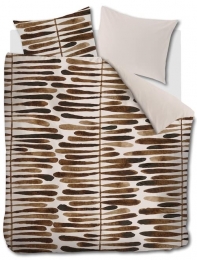 vtwonendekbedovertrekBotanicStripeTerra