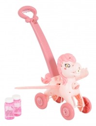 MoniToysElectricPonyWingsPinkBellenblaasDuwwagen110403