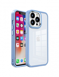 Hoozey-HoesjegeschiktvoorAppleiPhone15ProMax-ClearCase-LichtBlauw