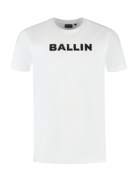 BALLINScratchLogoT-shirtWhiteXL