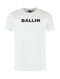 BALLINScratchLogoT-shirtWhiteXL