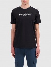 BALLINDrippingLogoT-shirtBlackL
