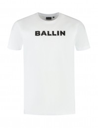 BALLINScratchLogoT-shirtWhiteS