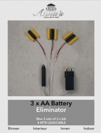 3AA-batterijvervanger3aansluitingengeen3AAbatterijenmeernodigTransformatorAdapterIndoorCoenBakker-Annascollection