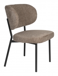 ZILTEetkamerstoelOndrea-Bruin