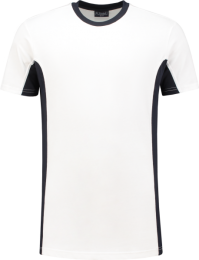 Workman0401T-ShirtBi-Colour-WitNavy-M