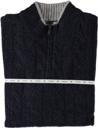 FellowsUnitedHalfZipPulloverPremiumCableNavyXL