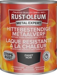 Rust-OleumHittebestendigeMetaalverfZwart075L