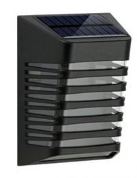 LEDSolarWandlampOpZonne-EnergieWaterdichtIP65Schemersensor