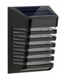 LEDSolarWandlampOpZonne-EnergieWaterdichtIP65Schemersensor