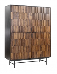 TowerLivingOpbergkastDimaroSheesham-enmangohout160x120cm-Bruin