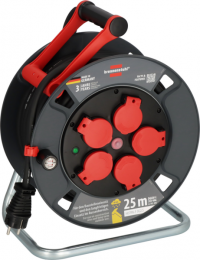 BrennenstuhlProfessionalKU2200Kabelhaspel5-voudig300H07RN-F3G25-IP44-25m
