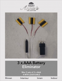 3AAA-batterijvervanger3aansluitingengeen3AAAbatterijenmeernodigTransformatorAdapterIndoorCoenBakker-Annascollection