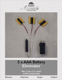 3AAA-batterijvervanger3aansluitingengeen3AAAbatterijenmeernodigTransformatorAdapterIndoorCoenBakker-Annascollection