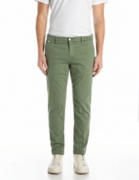 ReplayHyperflexJeansChinoBenniStretchDenimArmyGreen30-32