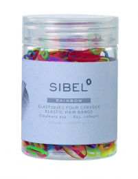 SibelHaarelastiekjesGekleurd500st