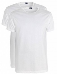 AlanRedT-shirtDerby2-packRondeHalsExtraLang5cmWitM