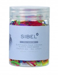 SibelHaarelastiekjesGekleurd500st