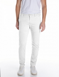 ReplayChinoJeansZeumarHyperflexSlimFitNATURALWHITE33-32