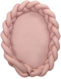 MamaLoesAmyPureRoze2-in-1BabynestenBraidedBedbumper