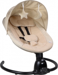 MamaLoesNoudBeigeElektrischeBabyschommel