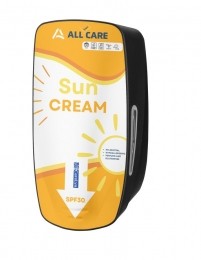 PlastiQlineExclusiveZonnebranddispenser800mlkunststofRVSPQXSun9P-zwart