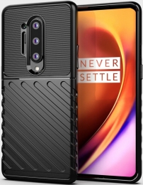 Case2go-HoesjegeschiktvoorOnePlus8-SchokbestendigeTPUBackCover-Zwart