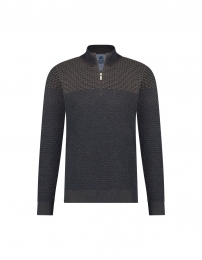 FellowsUnitedPulloverHalfZipPlated2StrBrownXL