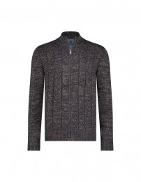 FellowsUnitedVestRoughCableFrontAndBrown3XL