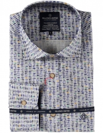 FellowsUnitedKorteMouwOverhemdFishesMulticolor4XL