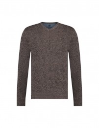 FellowsUnitedPulloverV-neckArgyleFantasyBrownM