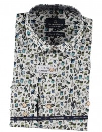 FellowsUnitedKorteMouwOverhemdOwlStretch2XL