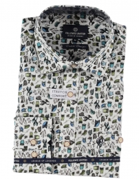 FellowsUnitedKorteMouwOverhemdOwlStretch2XL