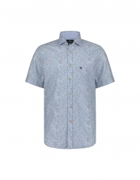 FellowsUnitedKorteMouwOverhemdHexagonMulticolor2XL