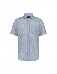 FellowsUnitedKorteMouwOverhemdHexagonMulticolor3XL