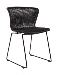 WOOODEetkamerstoelWings-zwart