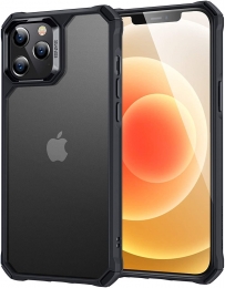 ESRAirArmor-HoesjegeschiktvooriPhone12ProMax-SchokbestendigeBackCover-ExtremeTPUBackCover-Zwart