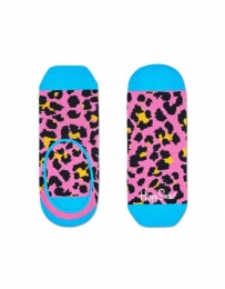 HappySocksLeopardLinerSokkenFootiesRozeBlauw
